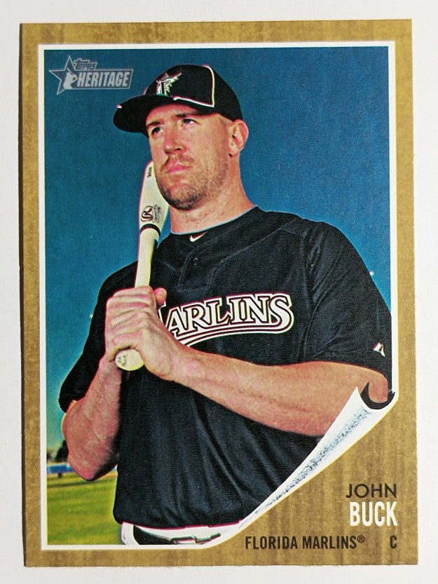2011 Topps Heritage #459 John Buck SP