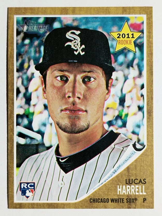 2011 Topps Heritage #479 Lucas Harrell SP