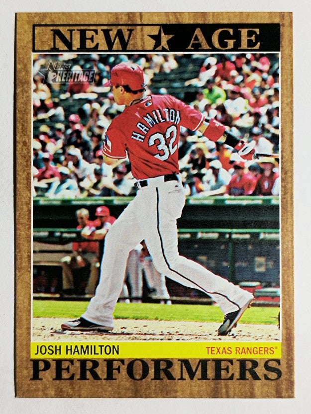2011 Topps Heritage New Age Performers #NAP3 Josh Hamilton