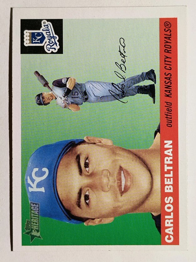 2004 Topps Heritage #11 Carlos Beltran