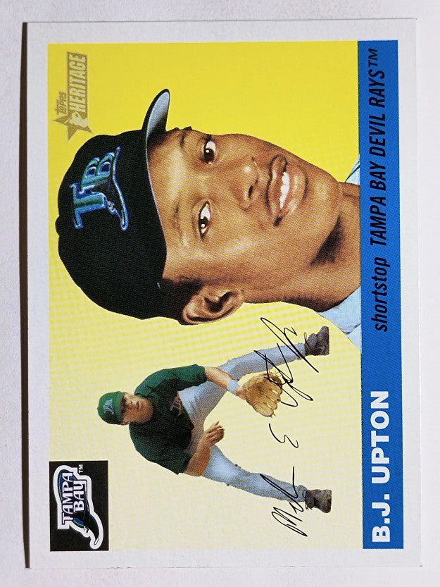 2004 Topps Heritage #13 B.J. Upton