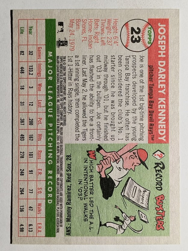 2004 Topps Heritage #23 Joe Kennedy