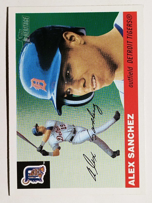2004 Topps Heritage #34 Alex Sanchez