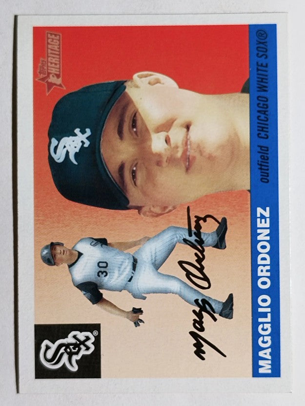 2004 Topps Heritage #60A Magglio Ordonez Running