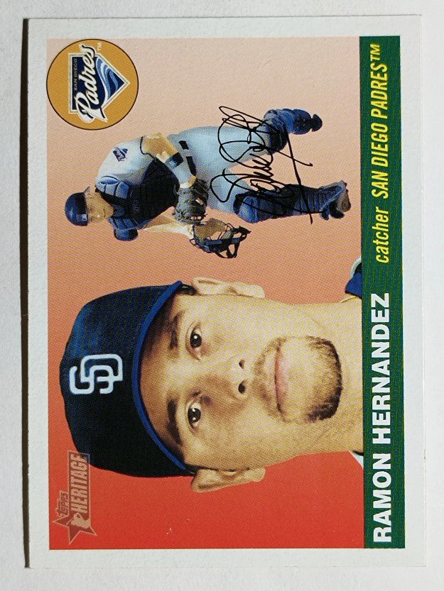 2004 Topps Heritage #78 Ramon Hernandez