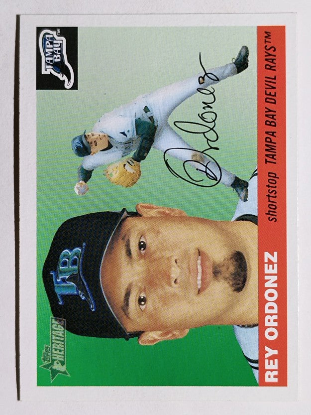 2004 Topps Heritage #82 Rey Ordonez