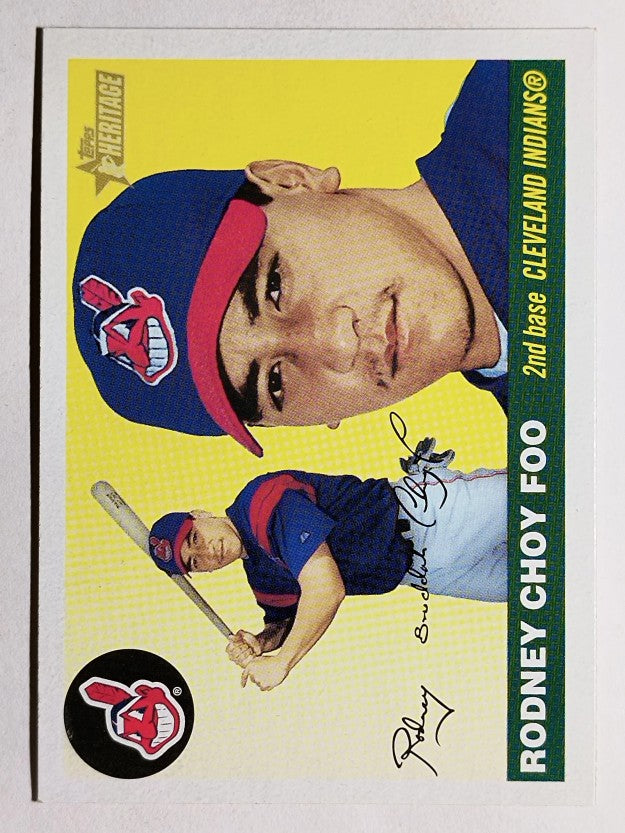 2004 Topps Heritage #85A Rodney Choy Foo New Logo RC