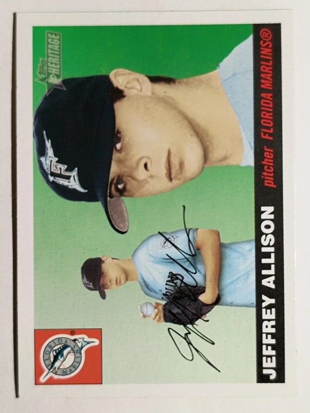 2004 Topps Heritage #90 Jeffrey Allison RC