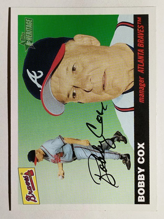 2004 Topps Heritage #98 Bobby Cox MGR