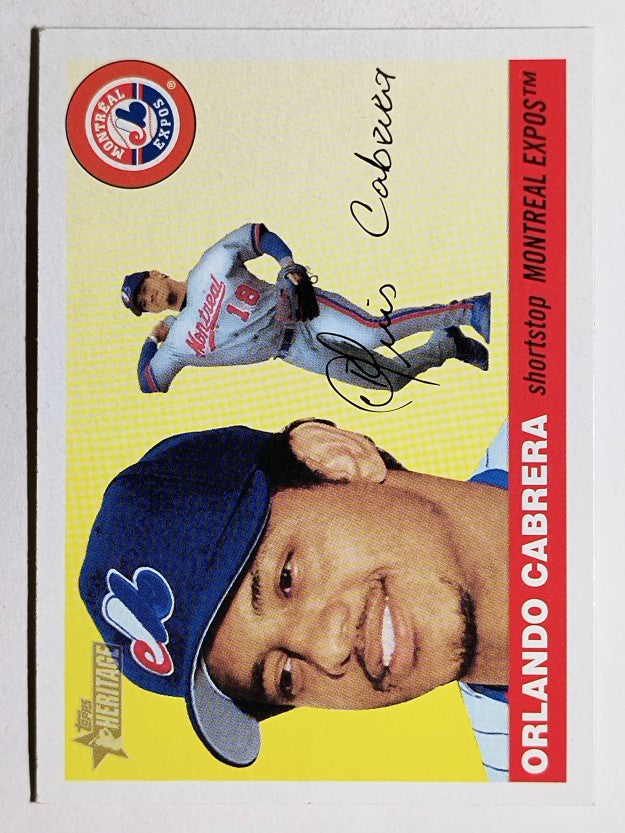 2004 Topps Heritage #102 Orlando Cabrera