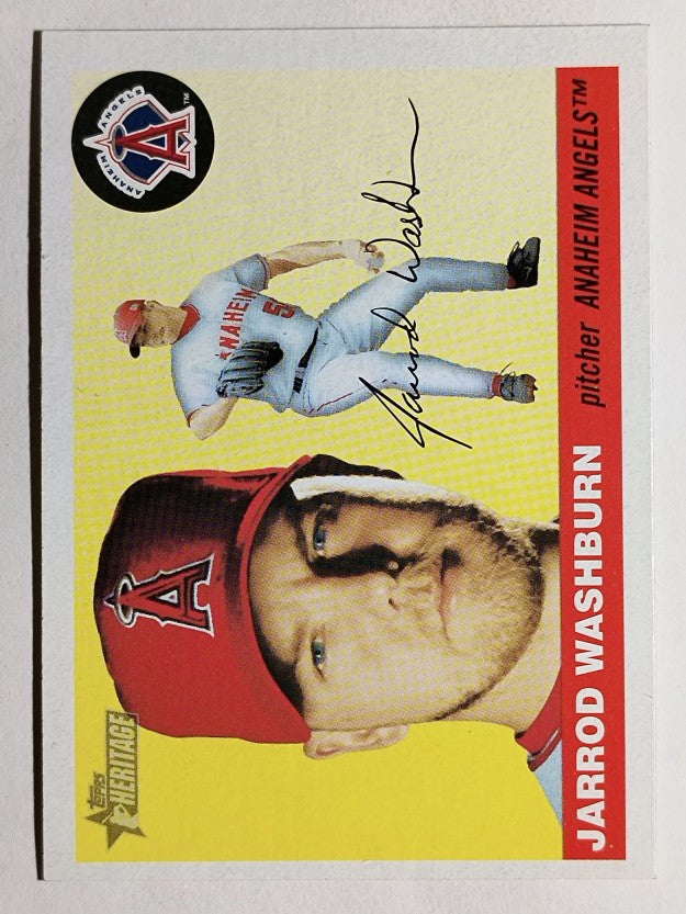 2004 Topps Heritage #107 Jarrod Washburn