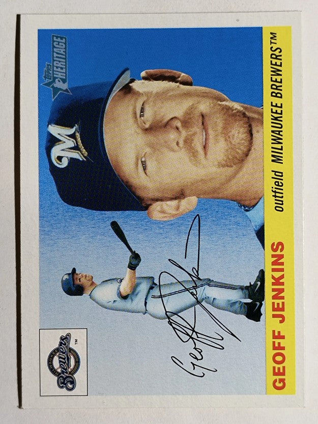 2004 Topps Heritage #112 Geoff Jenkins