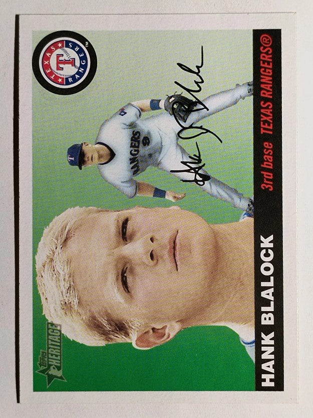 2004 Topps Heritage #115 Hank Blalock