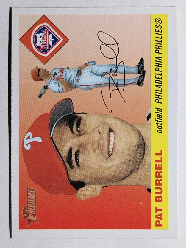 2004 Topps Heritage #117A Pat Burrell New Logo