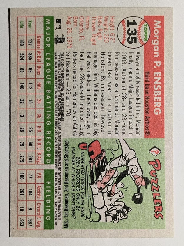 2004 Topps Heritage #135 Morgan Ensberg