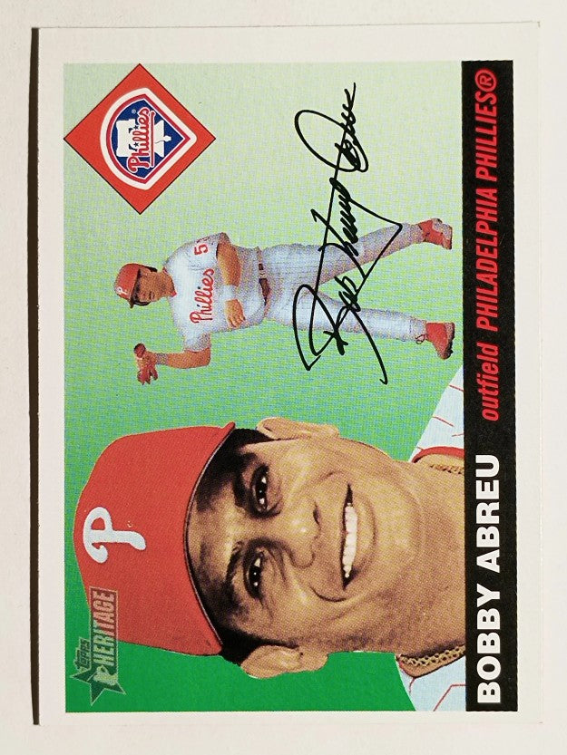 2004 Topps Heritage #158 Bobby Abreu