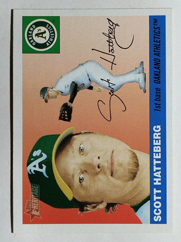 2004 Topps Heritage #159 Scott Hatteberg