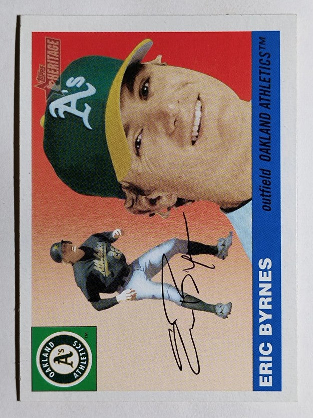 2004 Topps Heritage #170 Eric Byrnes