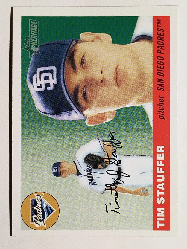 2004 Topps Heritage #175 Tim Stauffer RC