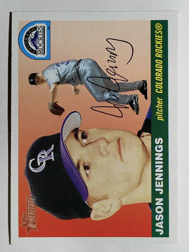 2004 Topps Heritage #187 Jason Jennings