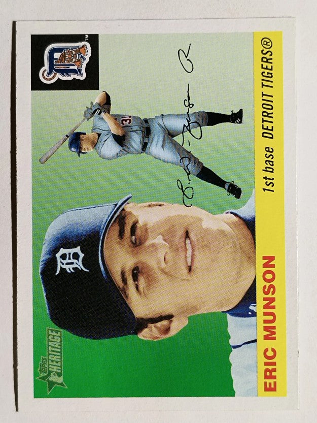 2004 Topps Heritage #188 Eric Munson