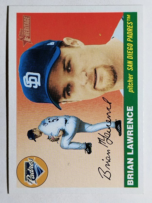2004 Topps Heritage #197 Brian Lawrence