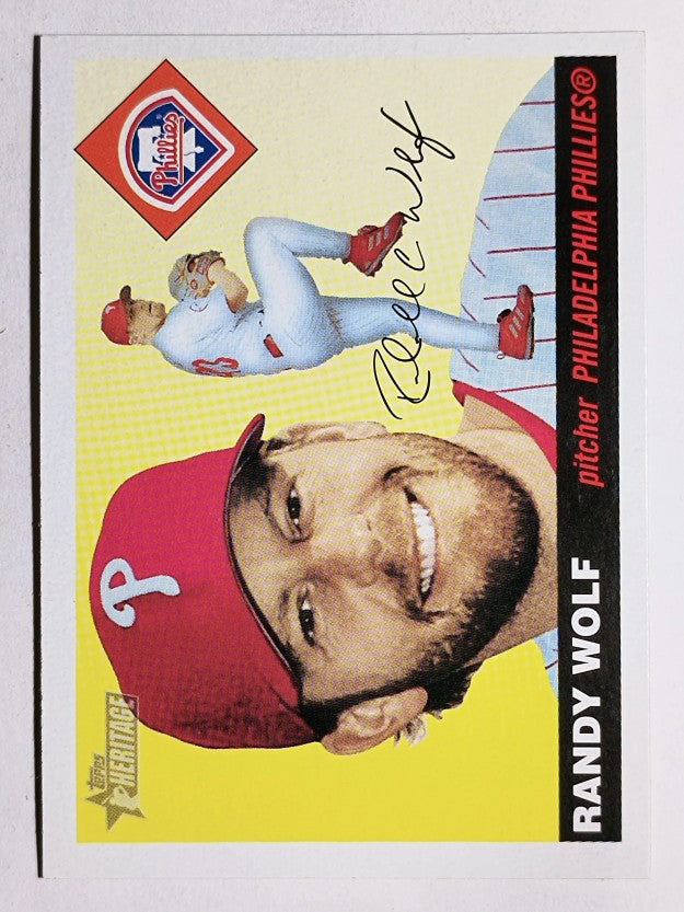 2004 Topps Heritage #222 Randy Wolf
