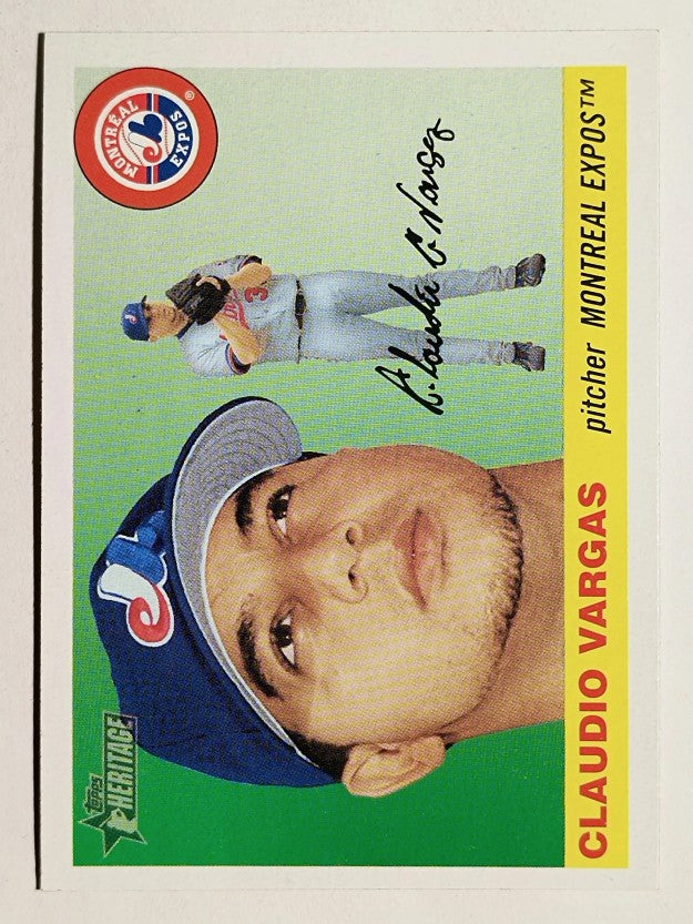 2004 Topps Heritage #243 Claudio Vargas