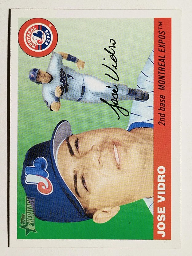 2004 Topps Heritage #275 Jose Vidro