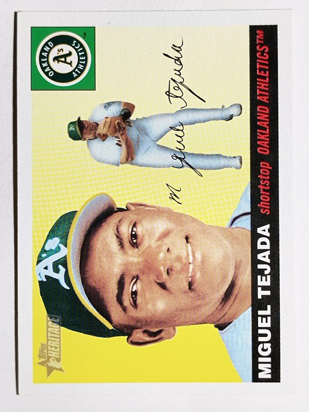 2004 Topps Heritage #286 Miguel Tejada