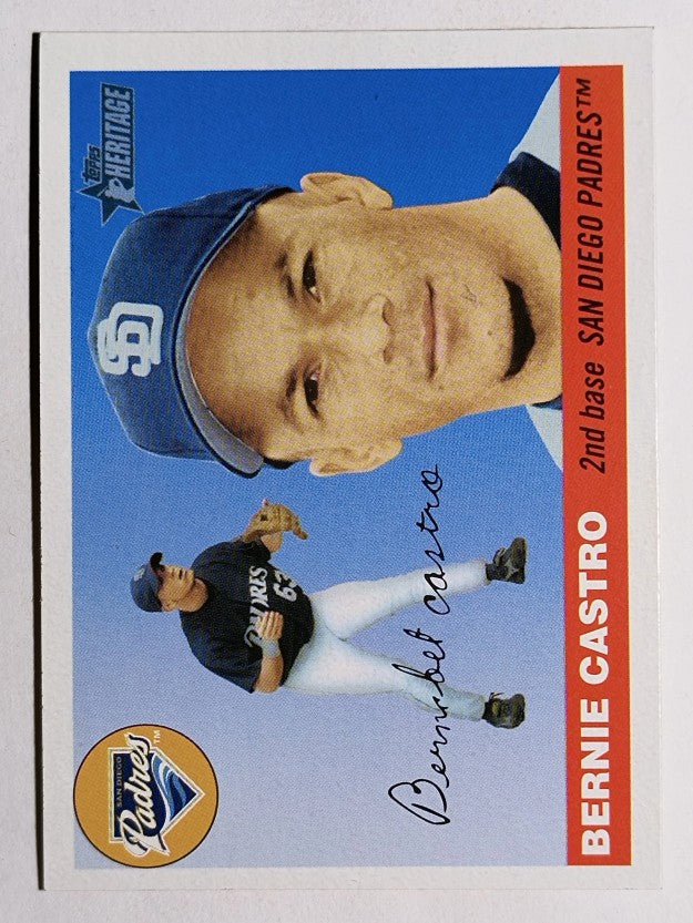 2004 Topps Heritage #308 Bernie Castro