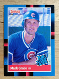1988 Donruss #40 Mark Grace RC