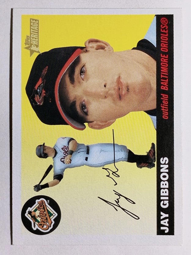 2004 Topps Heritage #311A Jay Gibbons New Logo