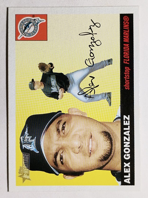2004 Topps Heritage #325 Alex Gonzalez