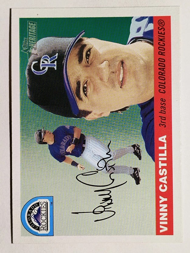 2004 Topps Heritage #328 Vinny Castilla