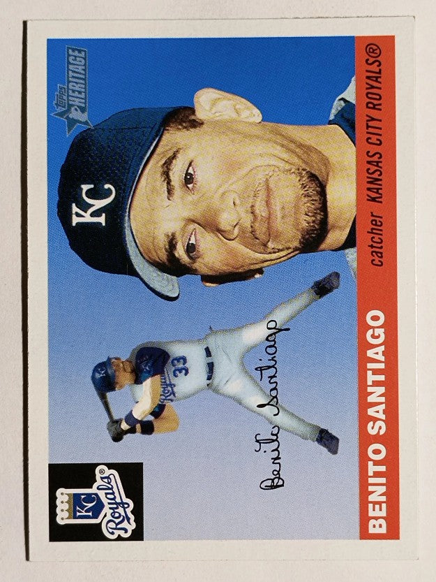 2004 Topps Heritage #333 Benito Santiago