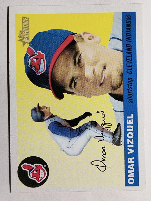 2004 Topps Heritage #357 Omar Vizquel