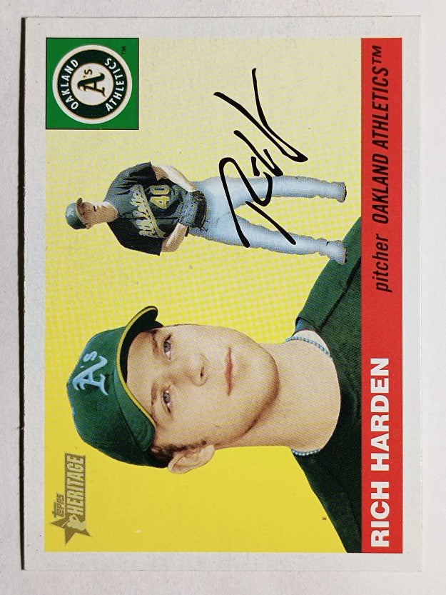 2004 Topps Heritage #370 Rich Harden