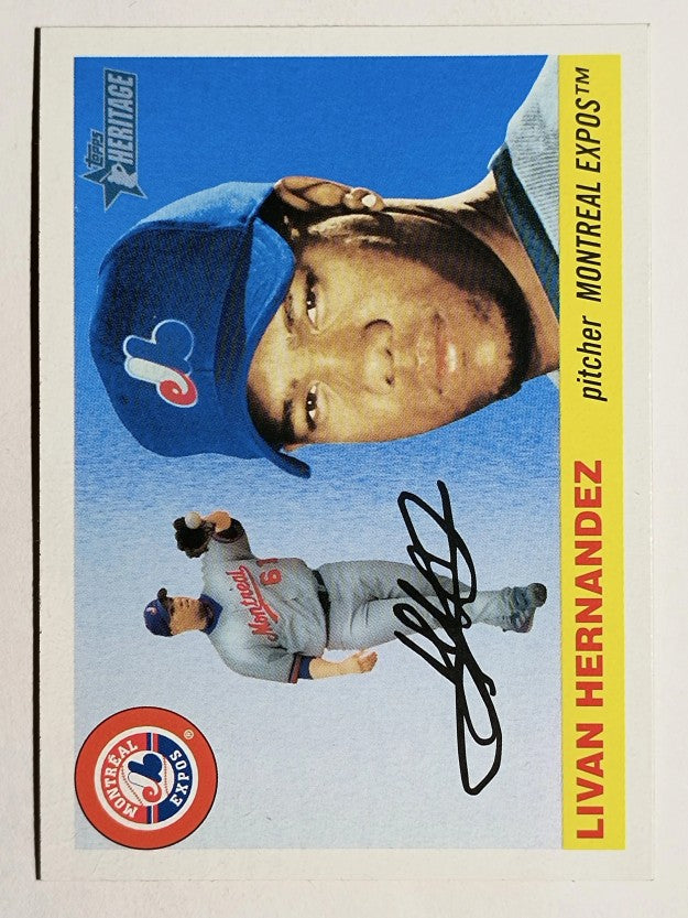 2004 Topps Heritage #379 Livan Hernandez