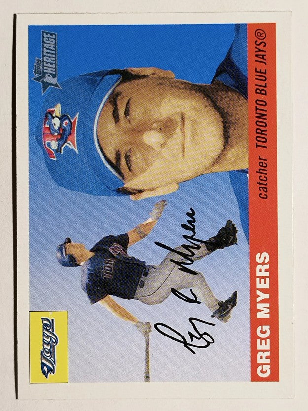 2004 Topps Heritage #387 Greg Myers