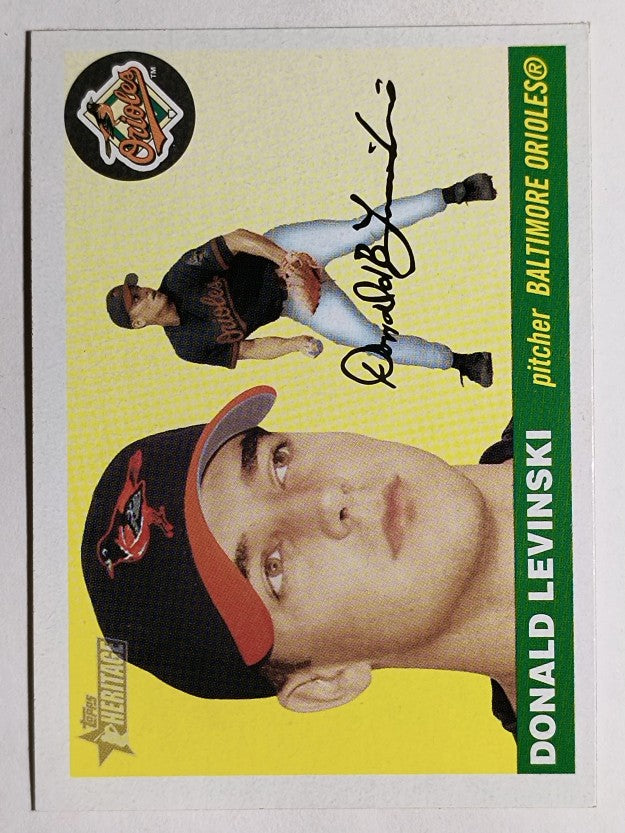 2004 Topps Heritage #389 Donald Levinski RC