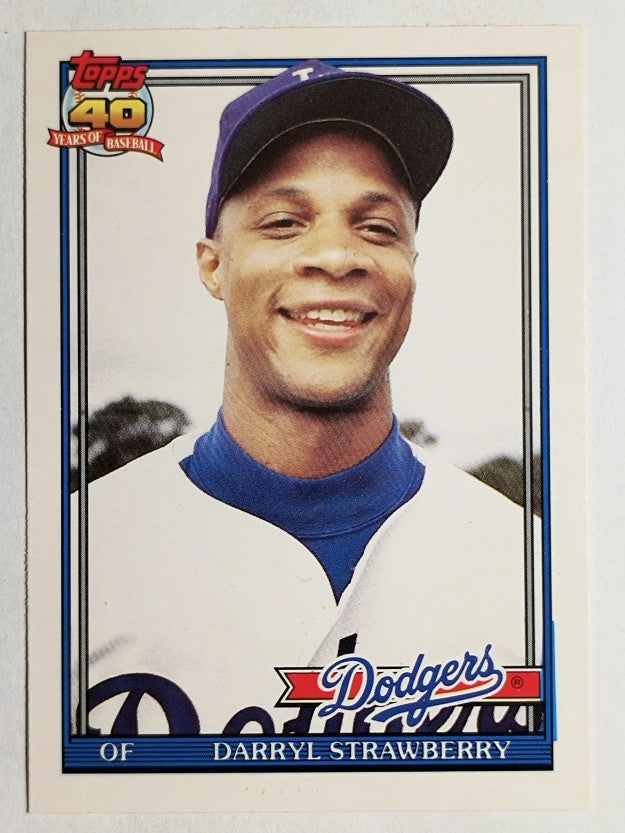 1991 Topps Traded #114T Darryl Strawberry