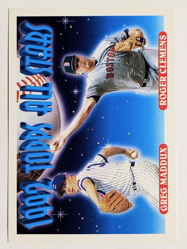 1993 Topps #409 Greg Maddux/Roger Clemens AS