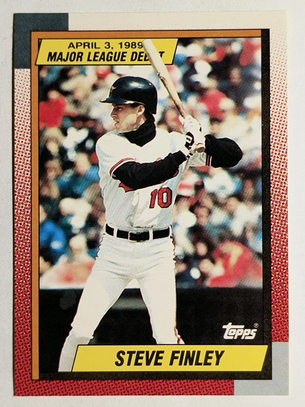 1990 Topps Debut '89 #37 Steve Finley
