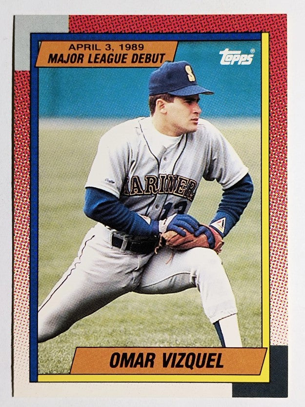 1990 Topps Debut '89 #132 Omar Vizquel