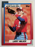1990 Topps Debut '89 #133 Larry Walker