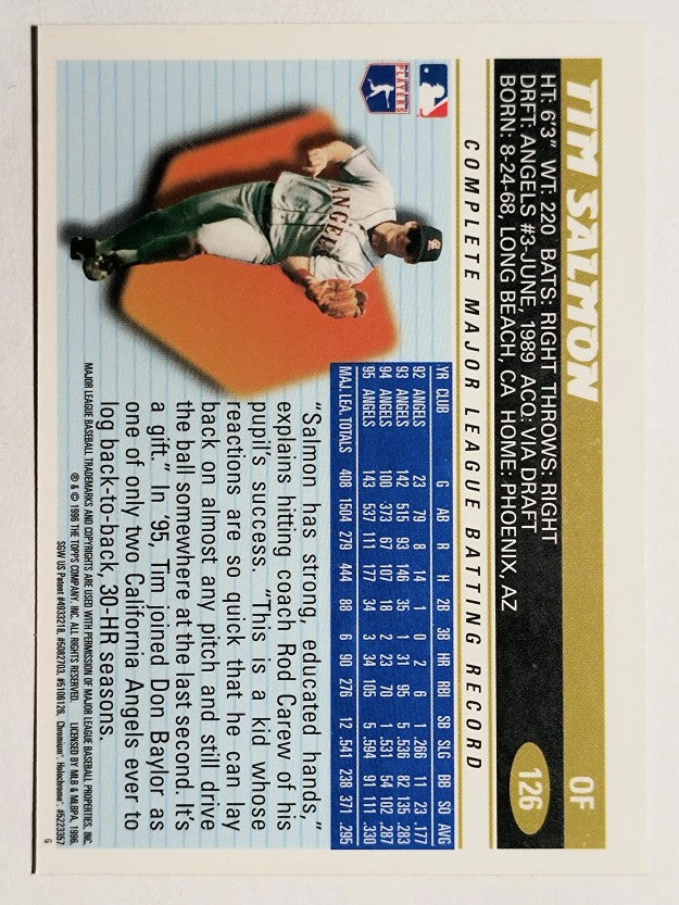 1996 Topps Chrome #126 Tim Salmon