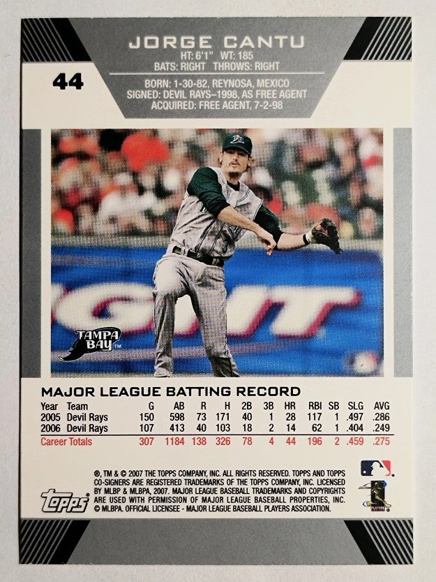 2007 Topps Co-Signers #44 Jorge Cantu