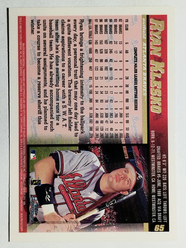1998 Topps Chrome #65 Ryan Klesko