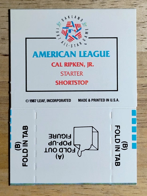 1988 Donruss Pop-Ups #5 Cal Ripken